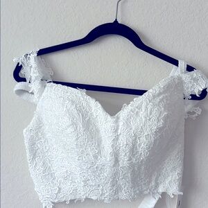 NWT Wear Your Love corset no size , measurements pit to pit 18 inches